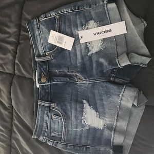 Vigoss Marley mid rise shorts size 26 Nwt